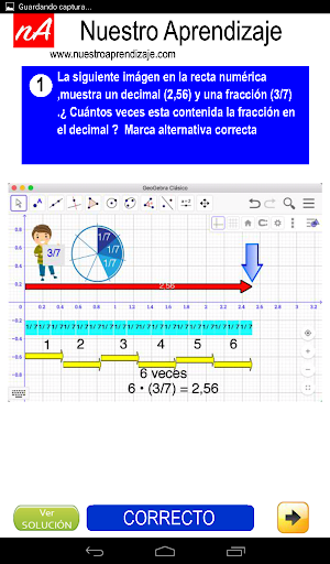 Practican representación  fracciones irreductibles Screenshot 3