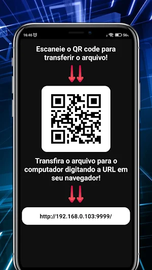 Enviar pelo wi-fi Screenshot 1