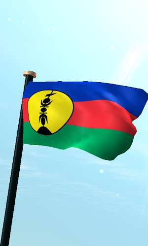 New Caledonia Flag 3D Screenshot 0
