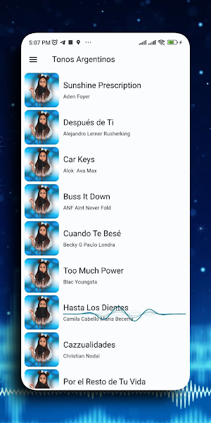 Ringtones Argentine Music Screenshot 2