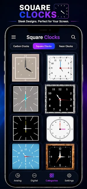 Clock Widget: Analog & Digital Screenshot 3