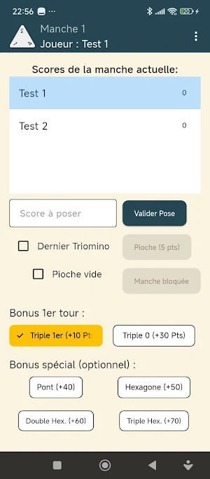 Triomino Score Screenshot 1