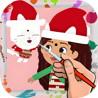 Gaby's Christmas Doll coloring