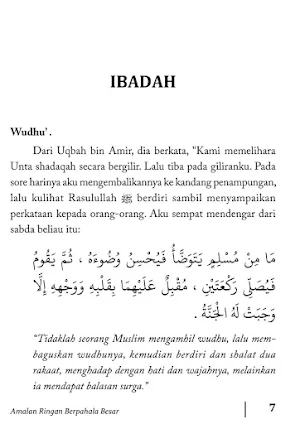 Amalan Ringan Berpahala Besar Screenshot 2