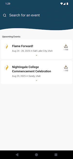 NEG Events Screenshot 1