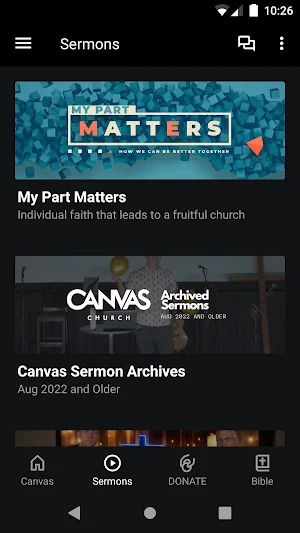 Canvas Community Church VA Screenshot 1