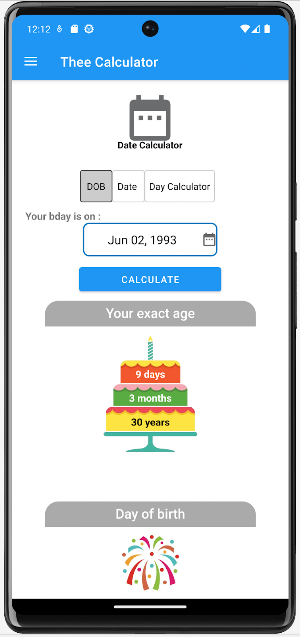 Thee Calculator Screenshot 2