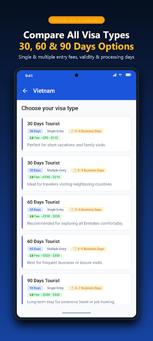 Dubai Visa Checklist Screenshot 1