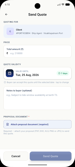PORTDA VENDOR Screenshot 2