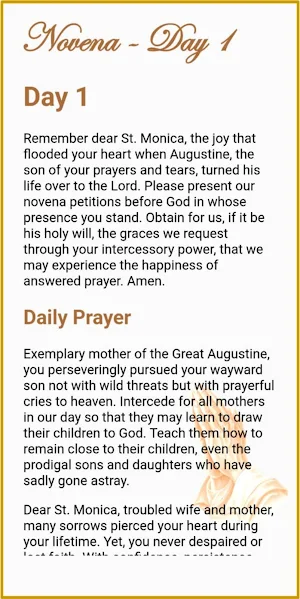 Saint Monica Devotion Screenshot 1