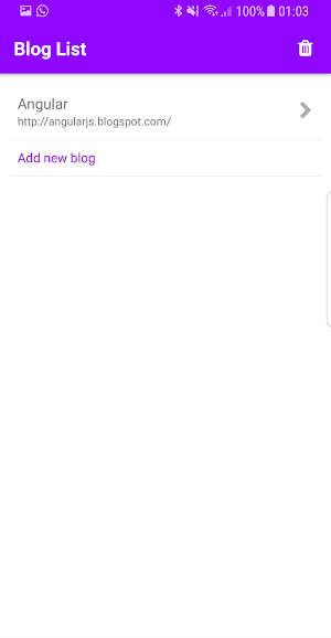 ReactBlogger Screenshot 2