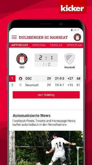 Dulsberger SC Hanseat Screenshot 2