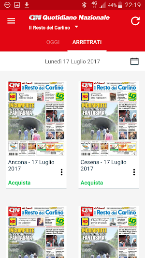 Quotidiano Nazionale Screenshot 2