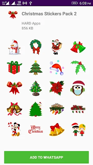 Christmas Stickers For Whatsapp WAStickerApps Screenshot 3