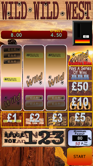 WILD WILD West Slot Machine Screenshot 0