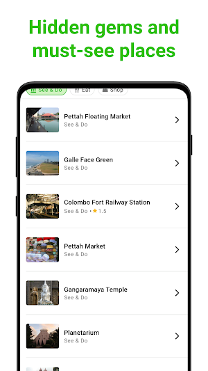 Colombo Tour Guide:SmartGuide Screenshot 2
