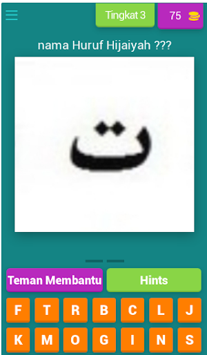 tebak nama huruf hijaiyah Screenshot 3