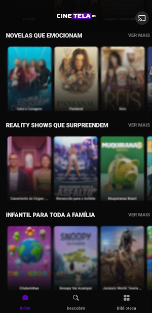CineTela v1 - Guia de Filmes Screenshot 1