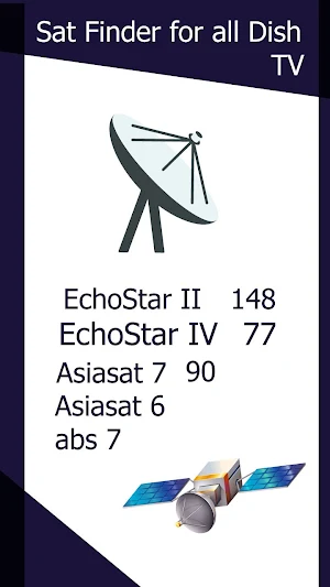 Set Satellite Finder: Satellit Screenshot 1