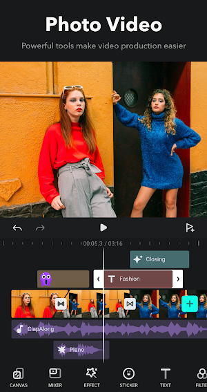 Photo Music Video Cut PicSlide Screenshot 0
