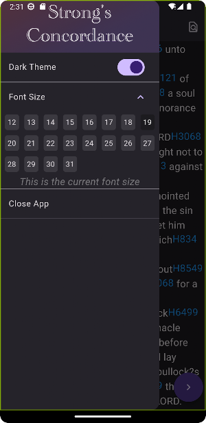 Strongs Concordance Offline Screenshot 2