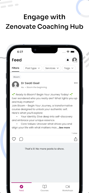 Zenovate Coaching Hub Screenshot 1