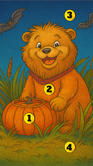 Halloween Color by Number Screenshot 2