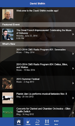 David Shifrin Screenshot 1