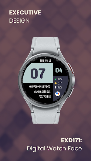 EXD171: Digital Watch Face Screenshot 2