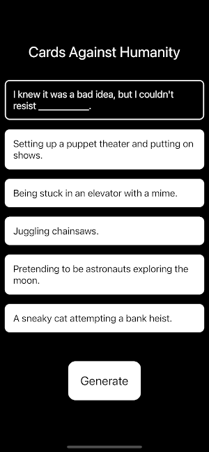 Cards Against Humanity Screenshot 2