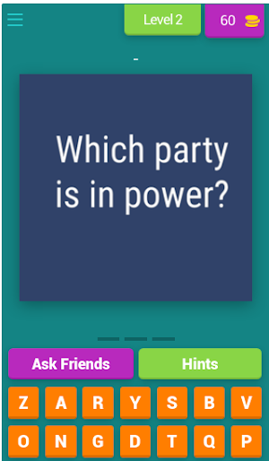 SA Politics Quiz Screenshot 2