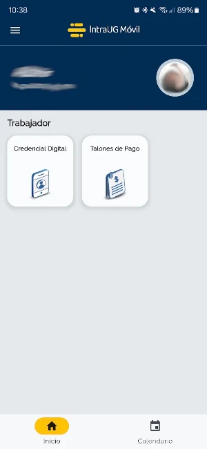 IntraUG Móvil Screenshot 1