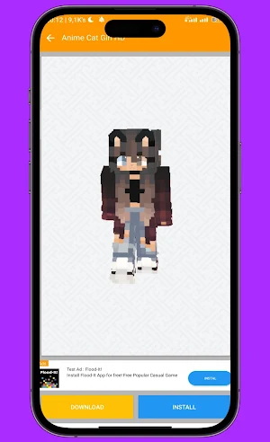 Anime Skin for Minecraft PE Screenshot 1
