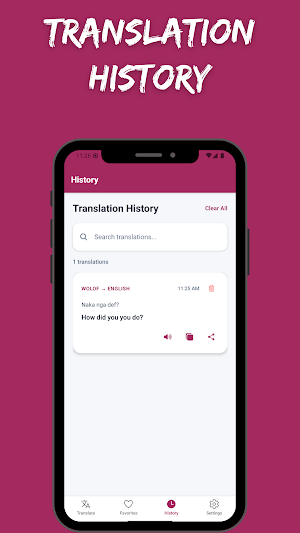 Wolof Translator Screenshot 2