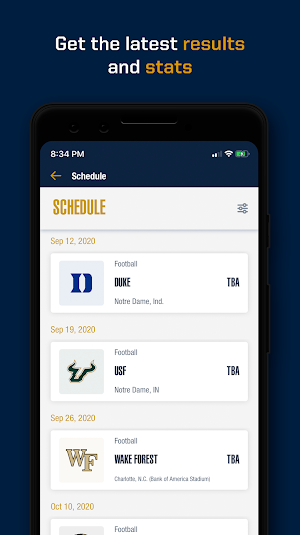 Notre Dame Fighting Irish Screenshot 2
