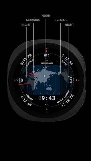 Time Atlas Watch Face 126 Screenshot 3