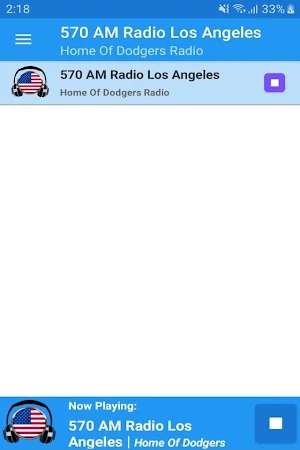 570 AM Radio Los Angeles App USA Free Online Screenshot 0