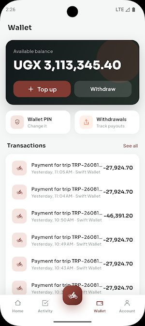 Swift Boda - Passenger App Screenshot 3