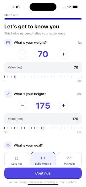 EM Fit System Screenshot 0
