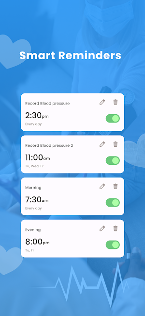 Blood Pressure Monitor: BP Log Screenshot 3