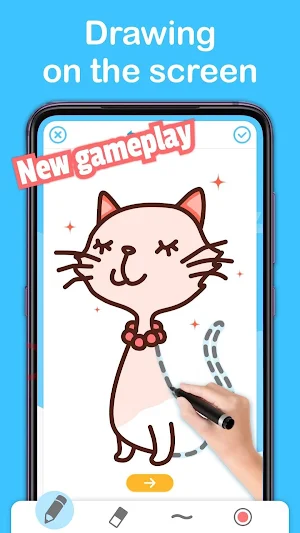 Easy Drawing:  Drawing on the screen Step by Step Screenshot 0