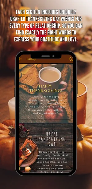 Thanksgiving Day Wishes Screenshot 1