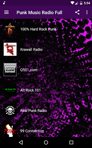 Punk Radio Full - Live Music, Many Stations! Screenshot 0