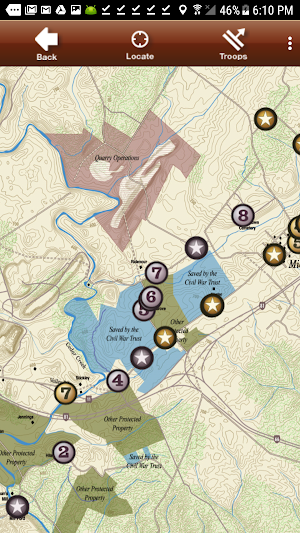 Cedar Creek Battle App Screenshot 3