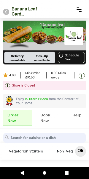 Banana Leaf Cardiff Screenshot 1