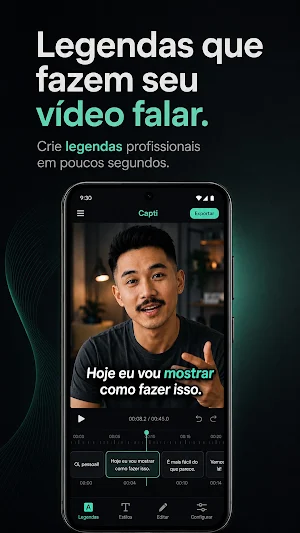 Capti: Legendas para Vídeos Screenshot 1