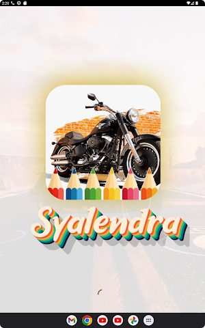 Harley Motorcycle Coloring Screenshot 3