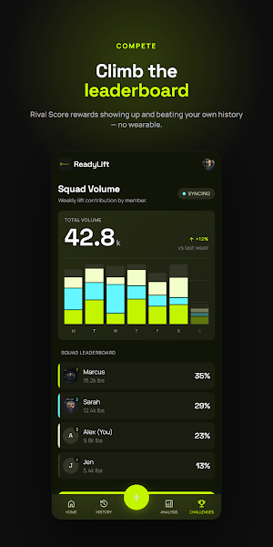 ReadyLift: Gym Workout Tracker Screenshot 2