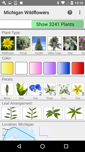Michigan Wildflowers Screenshot 0