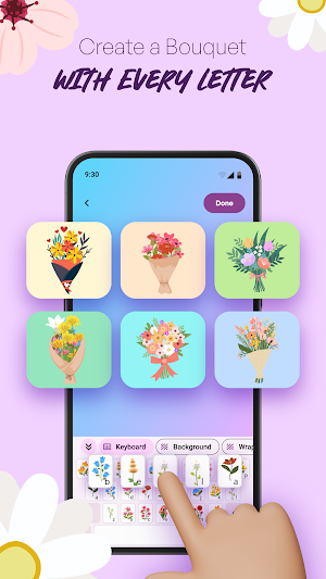 Flower Language Keyboard DIY Screenshot 1